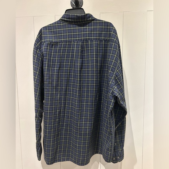Old Navy Men's Blue Plaid Lightweight Flannel Shirt Size XXL - Picture 3 of 6